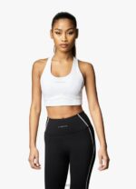 Gym King Motivate Bra White Women Clothing J2PFB579 - Image 4