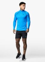 Gym King Motivate Stripe Funnel French Blue Men Clothing J2PFB187 - Image 6