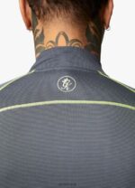 Gym King Motivate Stripe Funnel Graphite Men Clothing J2PFB188 - Image 10
