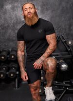 Gym King Nothing Beats Belief Tee Black Men Clothing J2PFB13 - Image 2