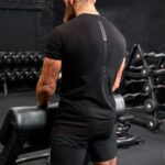 Gym King Nothing Beats Belief Tee Black Men Clothing J2PFB13