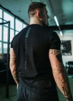 Gym King Nothing Beats Belief Tee Black Men Clothing J2PFB13 - Image 3