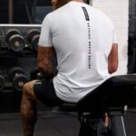 Gym King Nothing Beats Belief Tee White Men Clothing J2PFB12