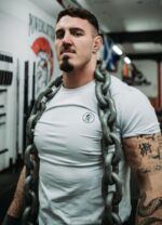 Gym King Nothing Beats Belief Tee White Men Clothing J2PFB12 - Image 3