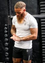 Gym King Nothing Beats Belief Tee White Men Clothing J2PFB12 - Image 4