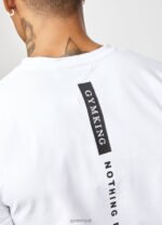 Gym King Nothing Beats Belief Tee White Men Clothing J2PFB12 - Image 8