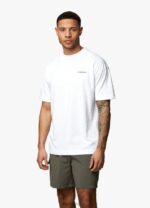 Gym King Premium Linear Tee White Men Clothing J2PFB50 - Image 9