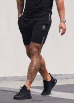 Gym King Pro Jersey Short Black Men Clothing J2PFB85