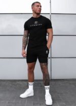 Gym King Pro Jersey Short Black Men Clothing J2PFB85 - Image 7
