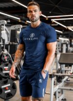 Gym King Pro Jersey Short Moonlight Blue Men Clothing J2PFB82 - Image 3