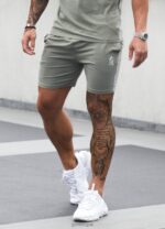 Gym King Pro Jersey Short Soft Khaki Men Clothing J2PFB81 - Image 4