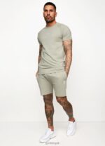 Gym King Pro Jersey Short Soft Khaki Men Clothing J2PFB81 - Image 8