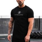 Gym King Pro Jersey Tee Black Men Clothing J2PFB3