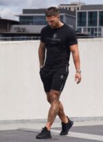 Gym King Pro Jersey Tee Black Men Clothing J2PFB3 - Image 3