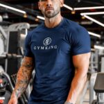 Gym King Pro Jersey Tee Moonlight Blue Men Clothing J2PFB2