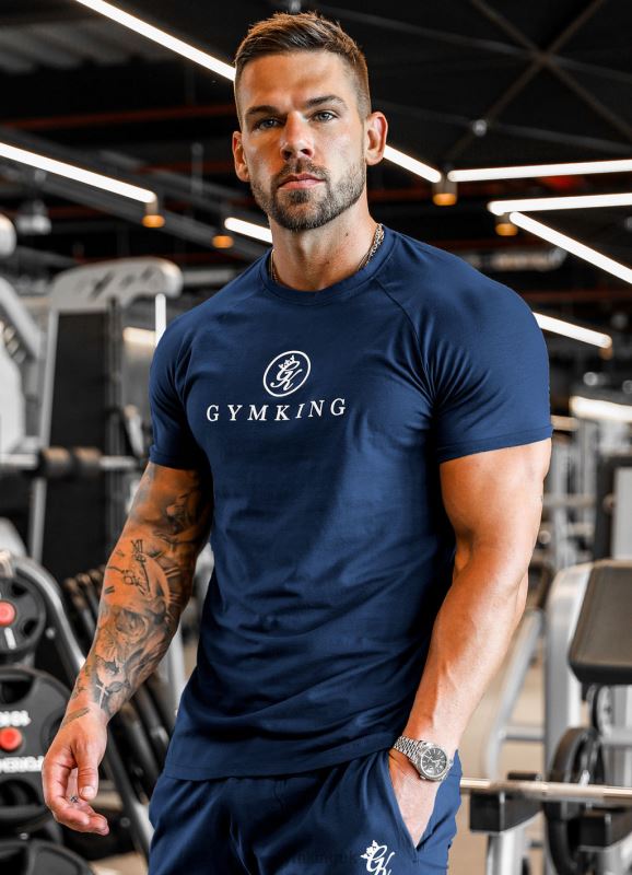 gym_king_pro_jersey_tee_moonlight_blue_men_clothing_j2pfb2.jpg Gym King Pro Jersey Tee Moonlight Blue Men Clothing J2PFB2 - Image 1