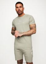 Gym King Pro Jersey Tee Soft Khaki Men Clothing J2PFB1 - Image 6