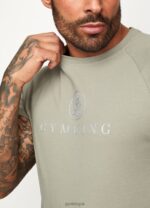 Gym King Pro Jersey Tee Soft Khaki Men Clothing J2PFB1 - Image 7