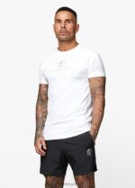 Gym King Pro Jersey Tee White Men Clothing J2PFB64 - Image 2