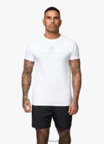 Gym King Pro Jersey Tee White Men Clothing J2PFB64 - Image 5