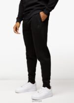 Gym King Pro Logo Fleece Jogger Black Men Clothing J2PFB300 - Image 8