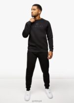 Gym King Pro Logo Fleece Jogger Black Men Clothing J2PFB300 - Image 9