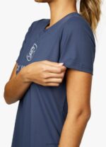 Gym King Pro Tee Indigo Blue Women Clothing J2PFB431 - Image 6