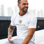 Gym King Pro Tee White Men Clothing J2PFB4