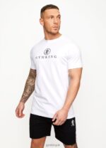 Gym King Pro Tee White Men Clothing J2PFB4 - Image 3