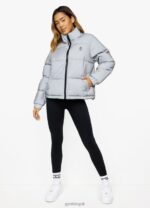 Gym King Puffa Jacket Reflective Women Clothing J2PFB639 - Image 6