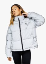 Gym King Puffa Jacket Reflective Women Clothing J2PFB639 - Image 7