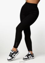 Gym King Raised Seam Legging Black Women Clothing J2PFB322