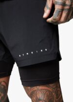 Gym King Rebellion 5'' Short Black Men Clothing J2PFB151 - Image 12