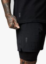 Gym King Rebellion 5'' Short Black Men Clothing J2PFB151 - Image 4