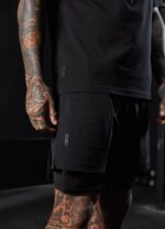Gym King Rebellion 5'' Short Black Men Clothing J2PFB151 - Image 9