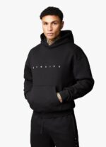 Gym King Rebellion Fleece Tracksuit Black Men Clothing J2PFB250 - Image 14