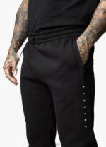 Gym King Rebellion Fleece Tracksuit Black Men Clothing J2PFB250 - Image 7