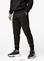 Gym King Rebellion Fleece Tracksuit Black Men Clothing J2PFB250 - Image 8