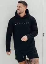 Gym King Rebellion Hood Black Men Clothing J2PFB211 - Image 6