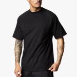 Gym King Rebellion Jersey Tee Black Men Clothing J2PFB57