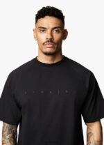Gym King Rebellion Jersey Tee Black Men Clothing J2PFB57 - Image 3