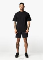 Gym King Rebellion Jersey Tee Black Men Clothing J2PFB57 - Image 7
