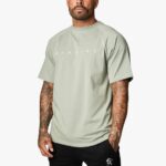Gym King Rebellion Jersey Tee Soft Khaki Men Clothing J2PFB51