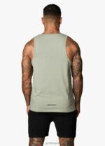 Gym King Rebellion Jersey Vest Soft Khaki Men Clothing J2PFB231 - Image 2