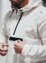 Gym King Rebellion Overhead Jacket Antique White Men Clothing J2PFB302 - Image 2