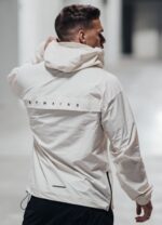 Gym King Rebellion Overhead Jacket Antique White Men Clothing J2PFB302 - Image 13