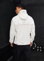 Gym King Rebellion Overhead Jacket Antique White Men Clothing J2PFB302 - Image 15
