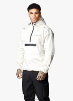 Gym King Rebellion Overhead Jacket Antique White Men Clothing J2PFB302 - Image 18