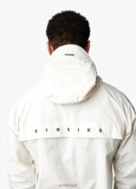 Gym King Rebellion Overhead Jacket Antique White Men Clothing J2PFB302 - Image 3