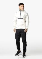 Gym King Rebellion Overhead Jacket Antique White Men Clothing J2PFB302 - Image 10